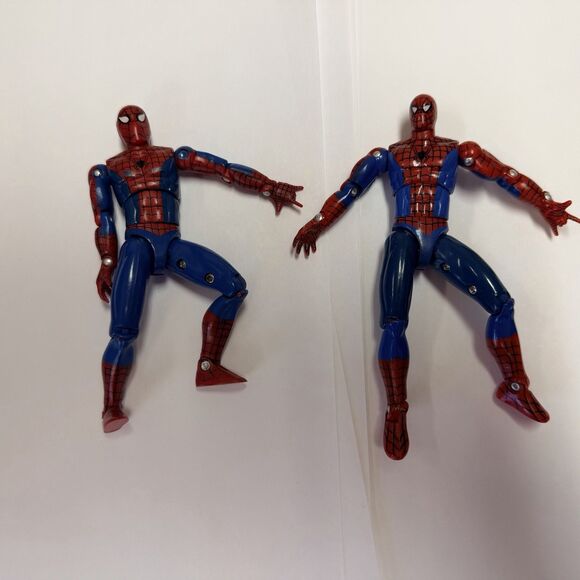 Vintage Toy Biz Spider-Man Action Figures Lot of 2 (1992 Marvel) - Picture 2 of 14